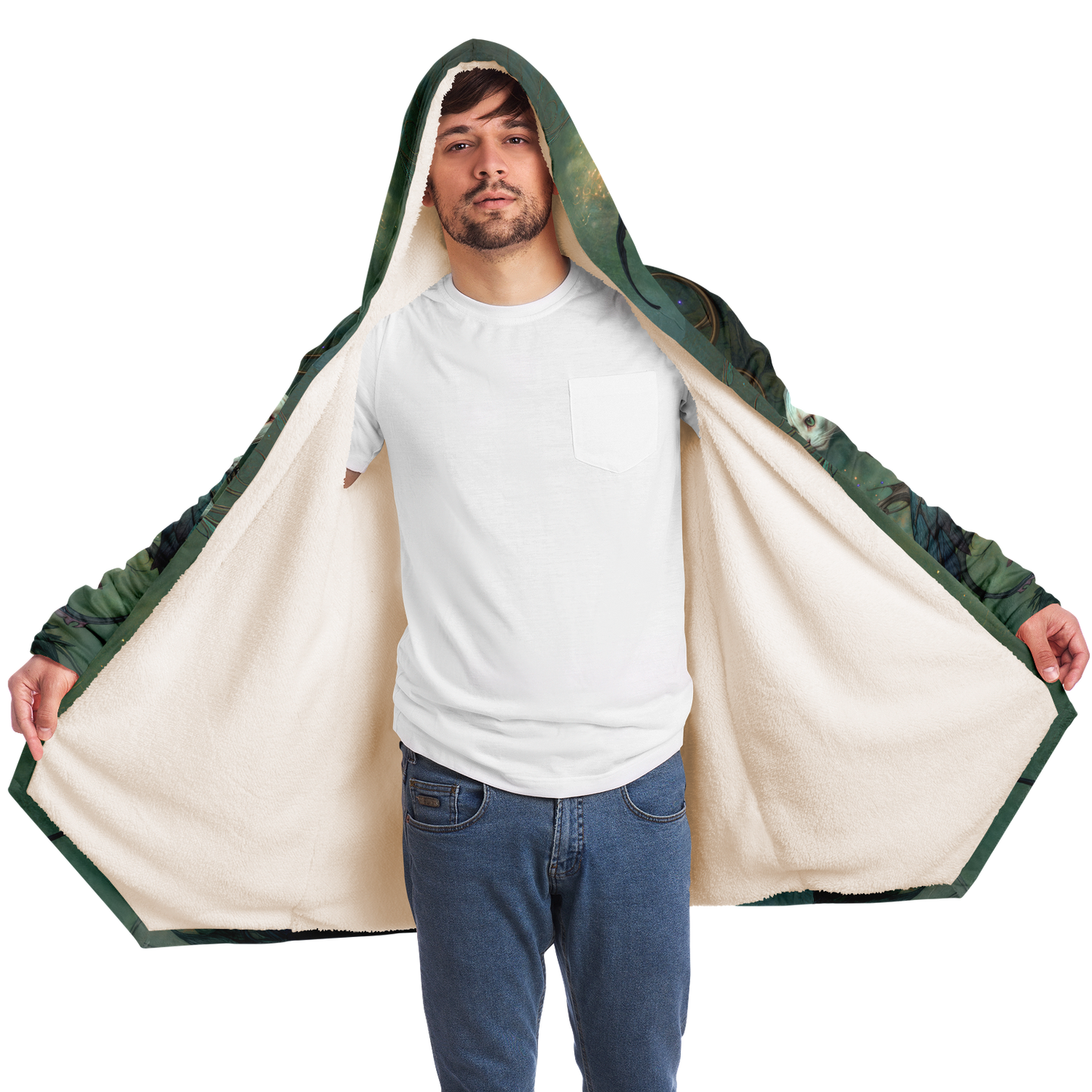 Dreamweaver’s Familiar Microfleece Cloak