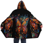 Psychedelic Monarch Microfleece Cloak