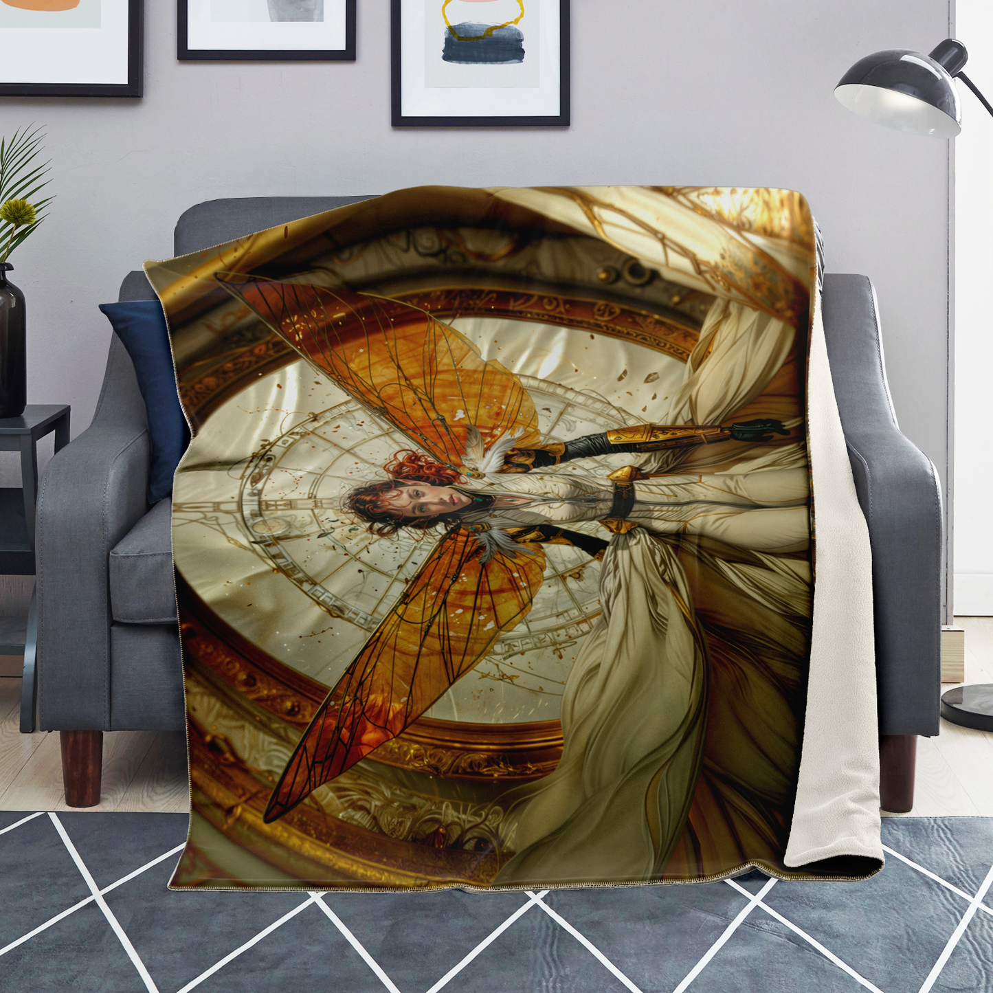 Timeweaver's Flight Premium Microfleece Blanket