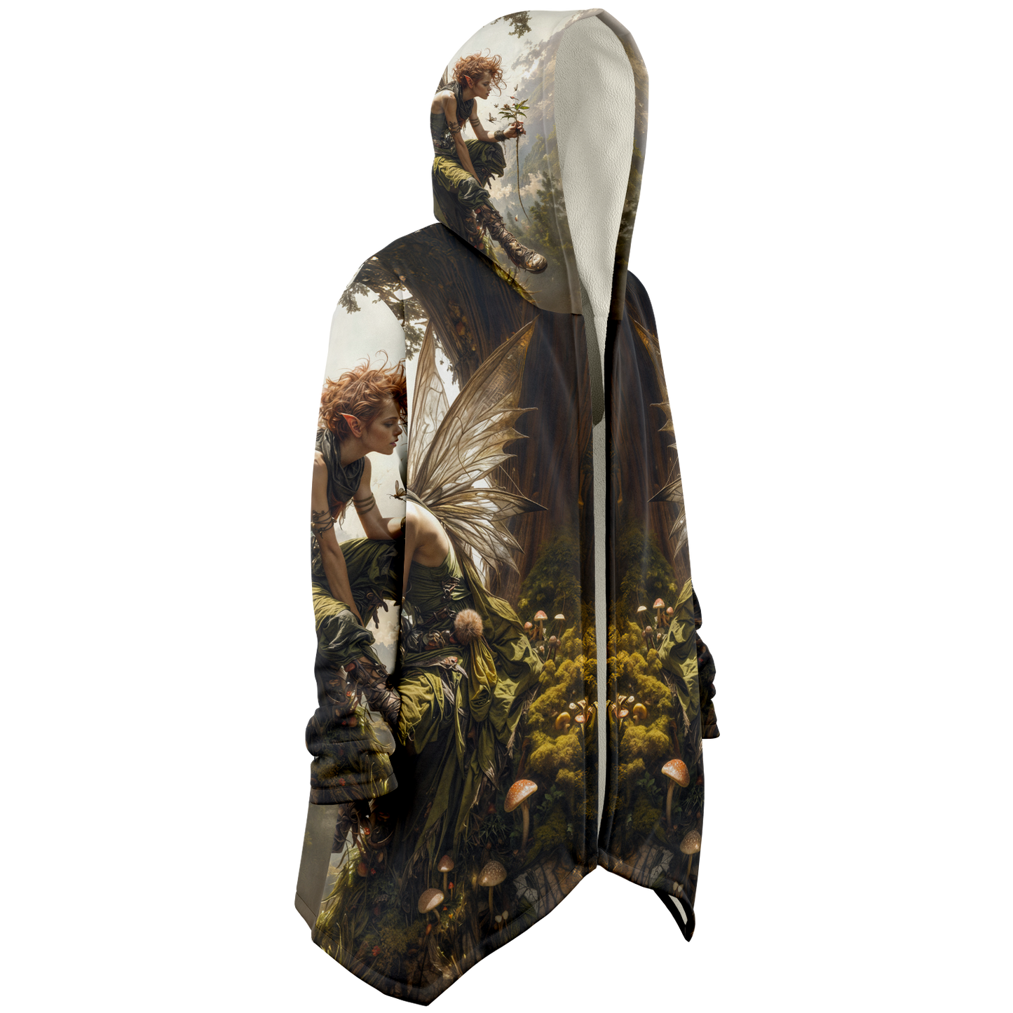 The Woodland Muse Microfleece Cloak