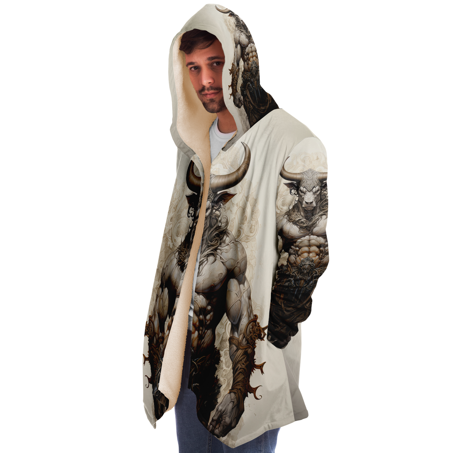 Minotaur Deity Microfleece Cloak