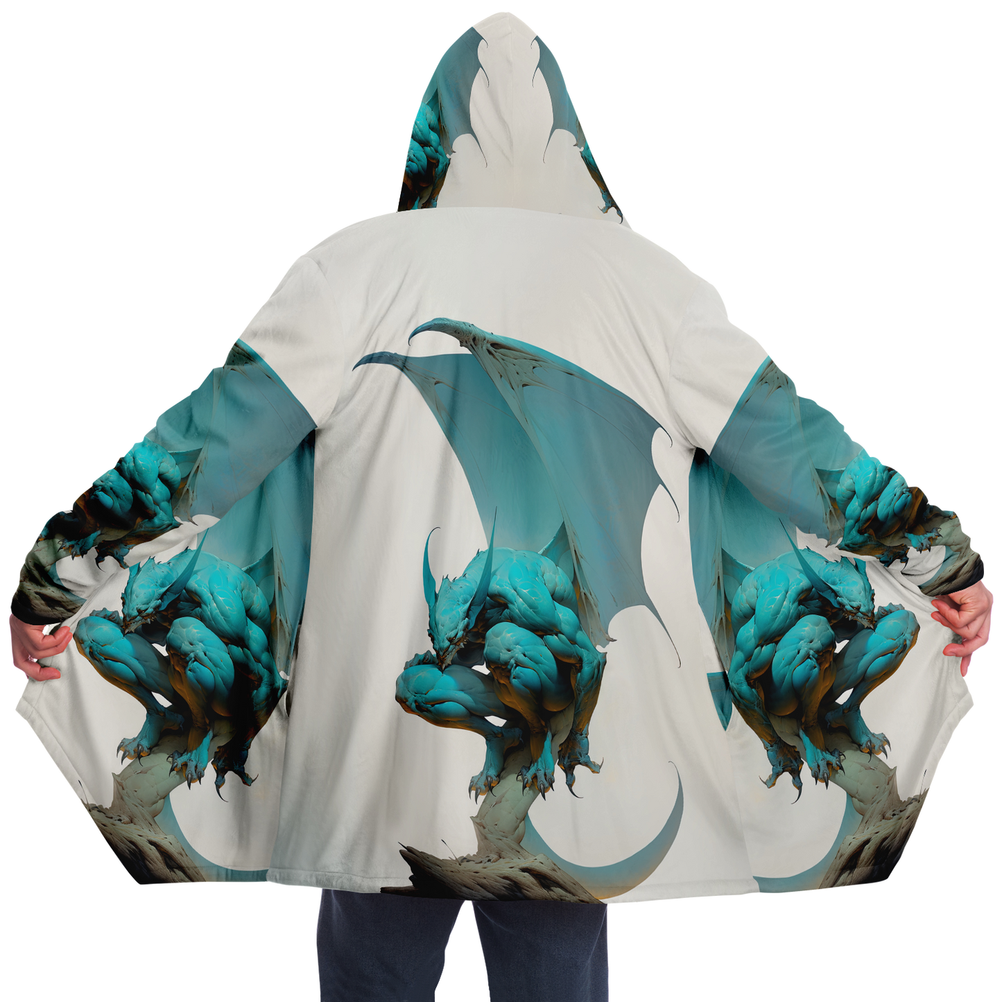 Winged Trickster Microfleece Cloak