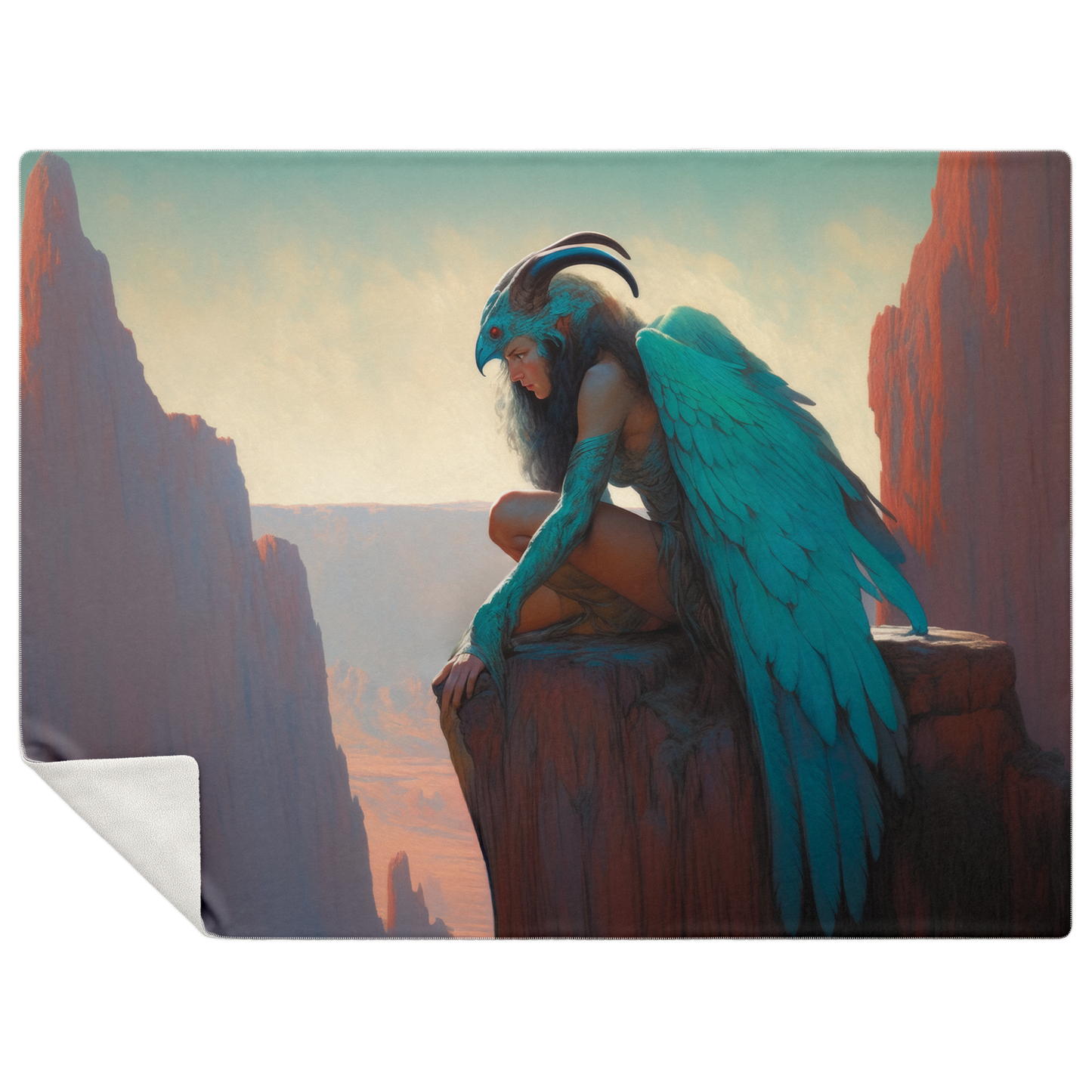 Harpy Skystalker Premium Microfleece Blanket