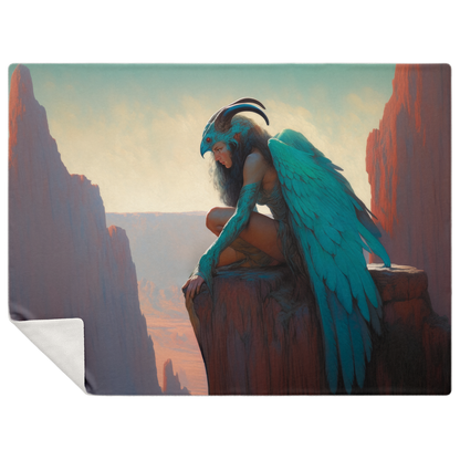 Harpy Skystalker Premium Microfleece Blanket