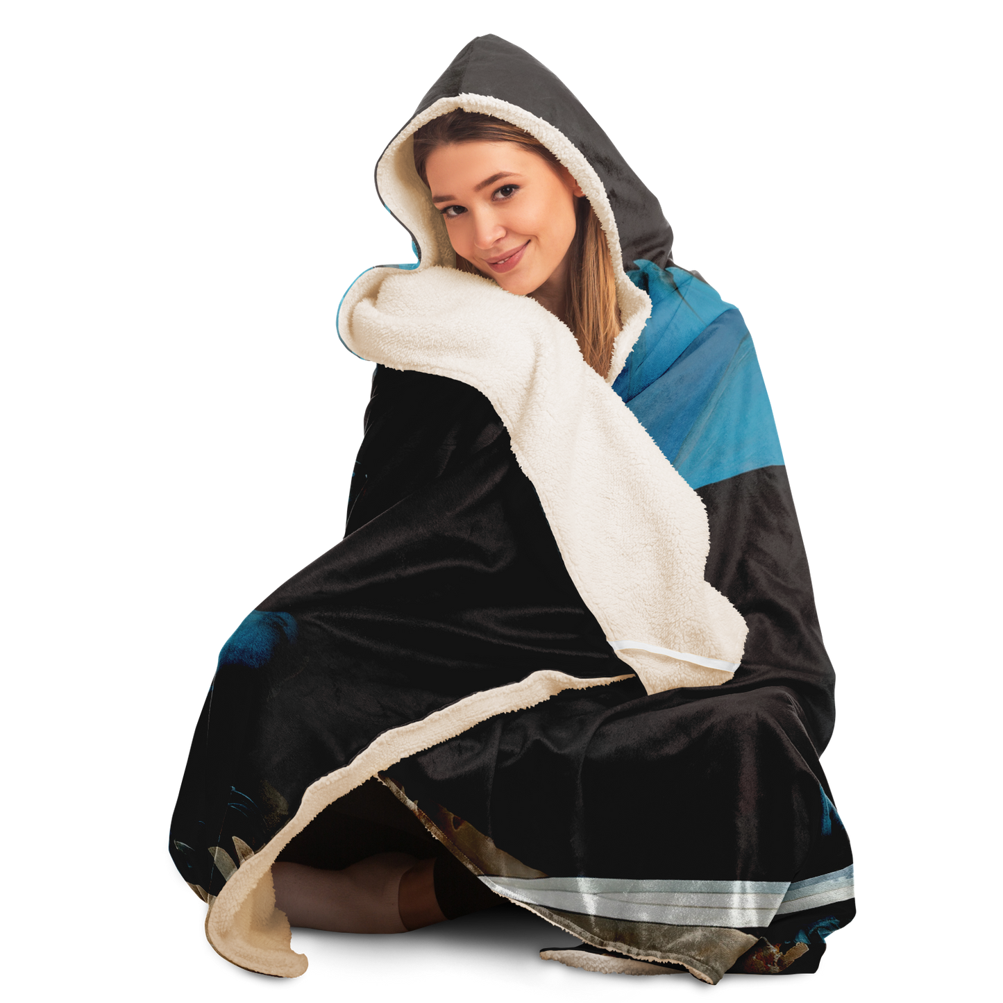 Draconic Deceiver Hooded Blanket