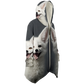 Happy White Fennec Fox Microfleece Cloak