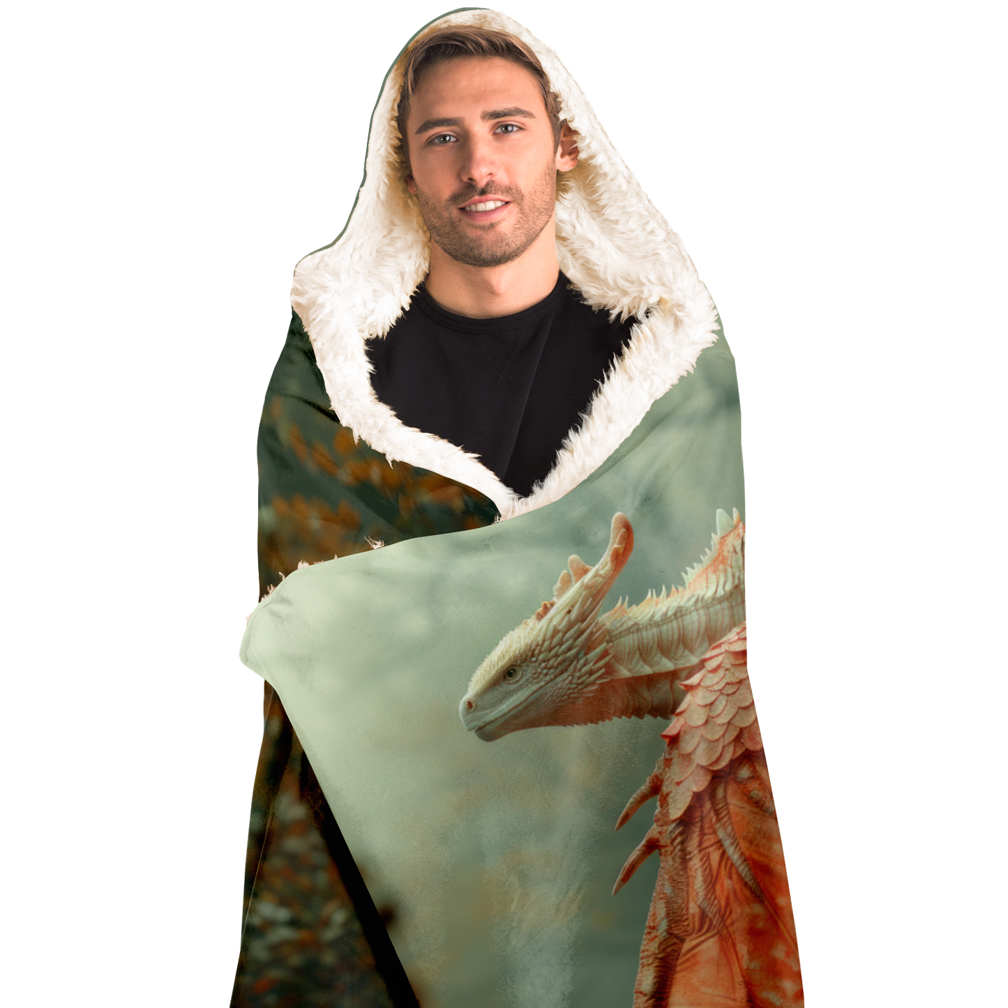 Dragons Flight Hooded Blanket