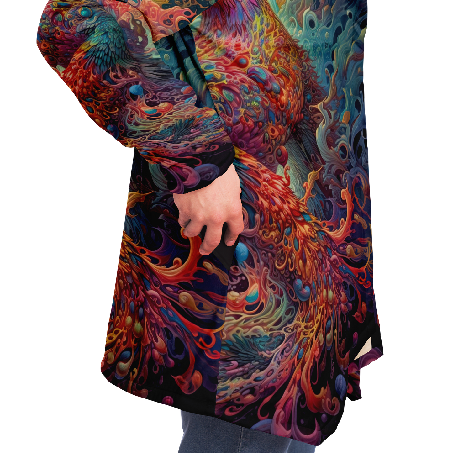 Liquid Light Phoenix Microfleece Cloak