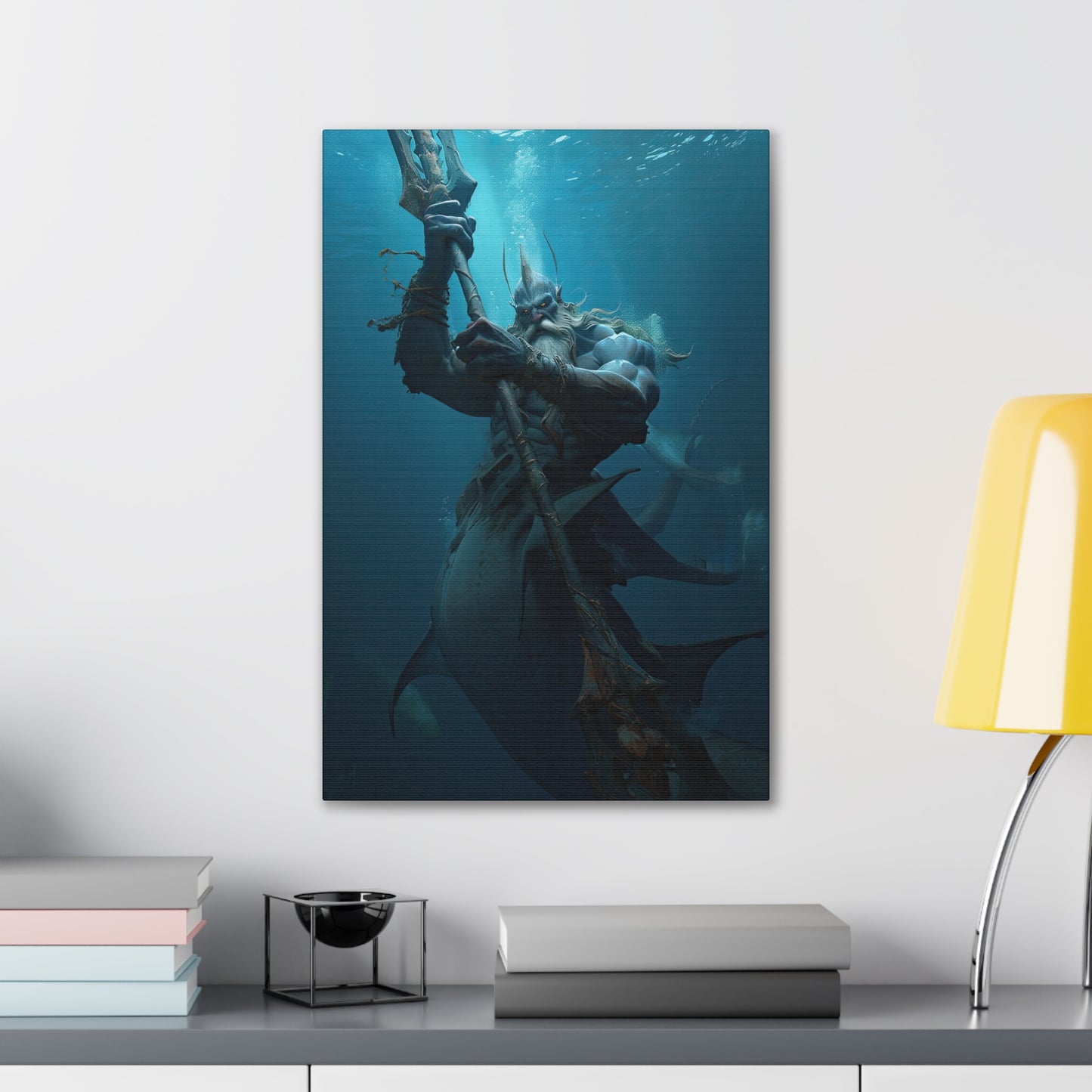 "Lord Of The Deep" Canvas Stretched, 0.75" - Print