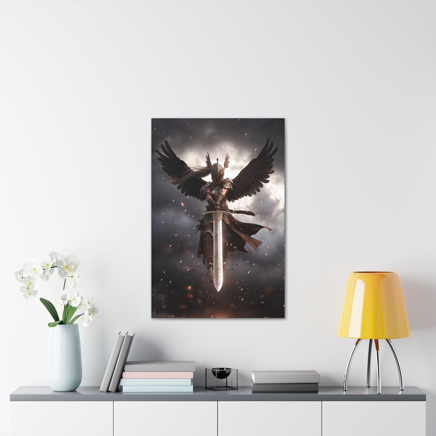 "Valkyrie Justice" Canvas Stretched, 0.75" - Print