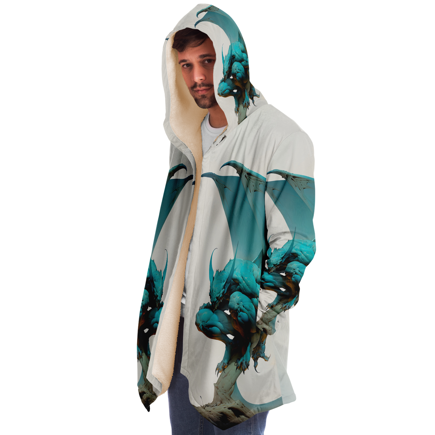 Winged Trickster Microfleece Cloak