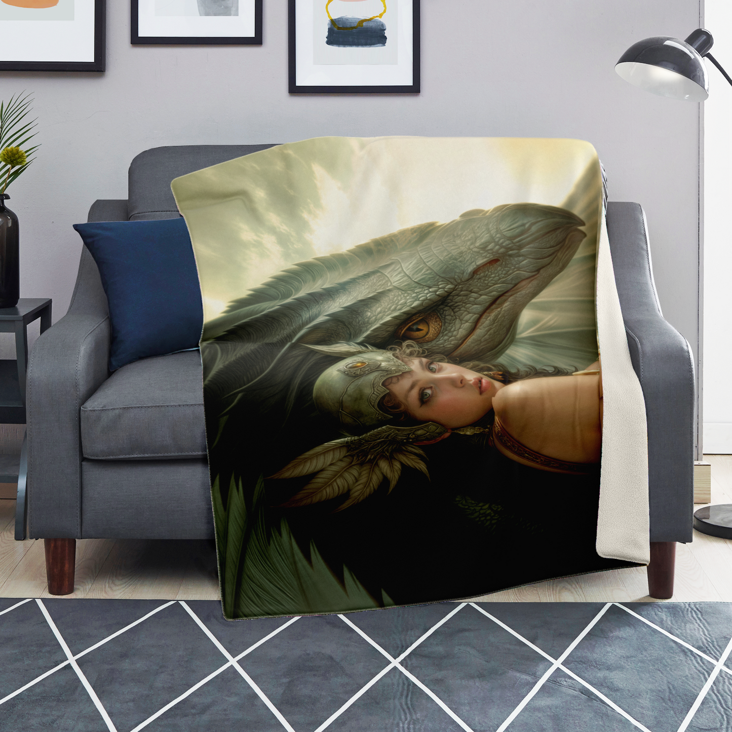 Dragonseer Premium Microfleece Blanket