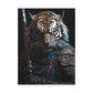 "Tiger Samurai" Canvas Stretched, 0.75" - Print