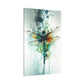 "Aquatic Whisper Dragonfly" Canvas Stretched, 0.75" - Print