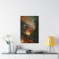 "Fiery Choices" Canvas Stretched, 0.75" - Print