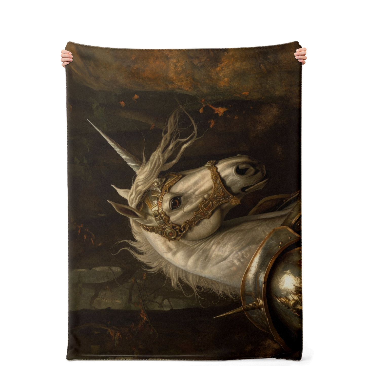 Sir Hornblade Sentinal Premium Microfleece Blanket