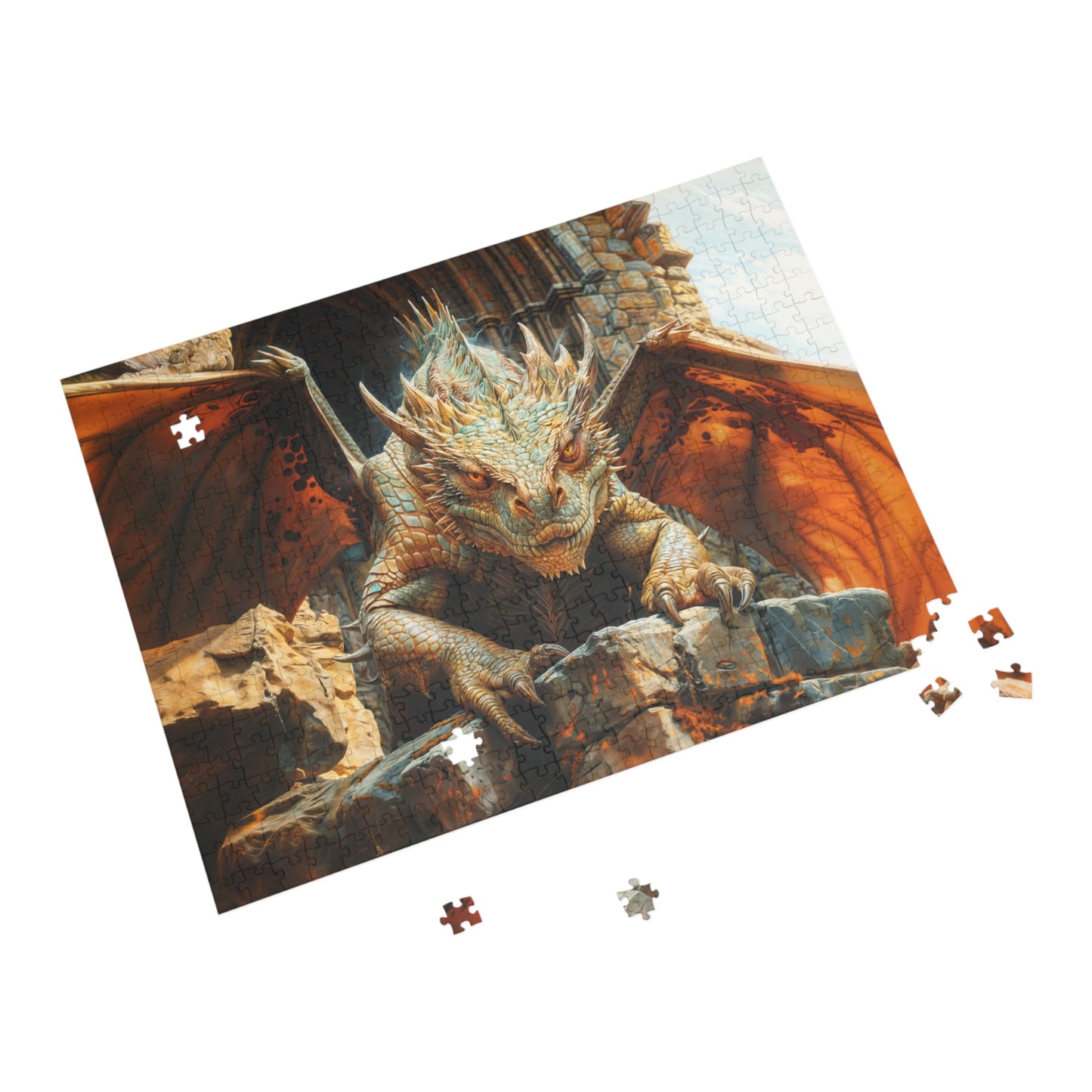 "Protector of the Forgotten Keep" Puzzle (500, 1000-Piece)