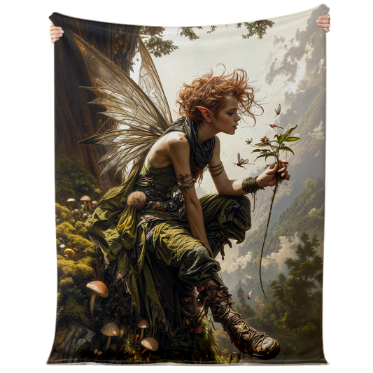 The Woodland Muse Premium Microfleece Blanket