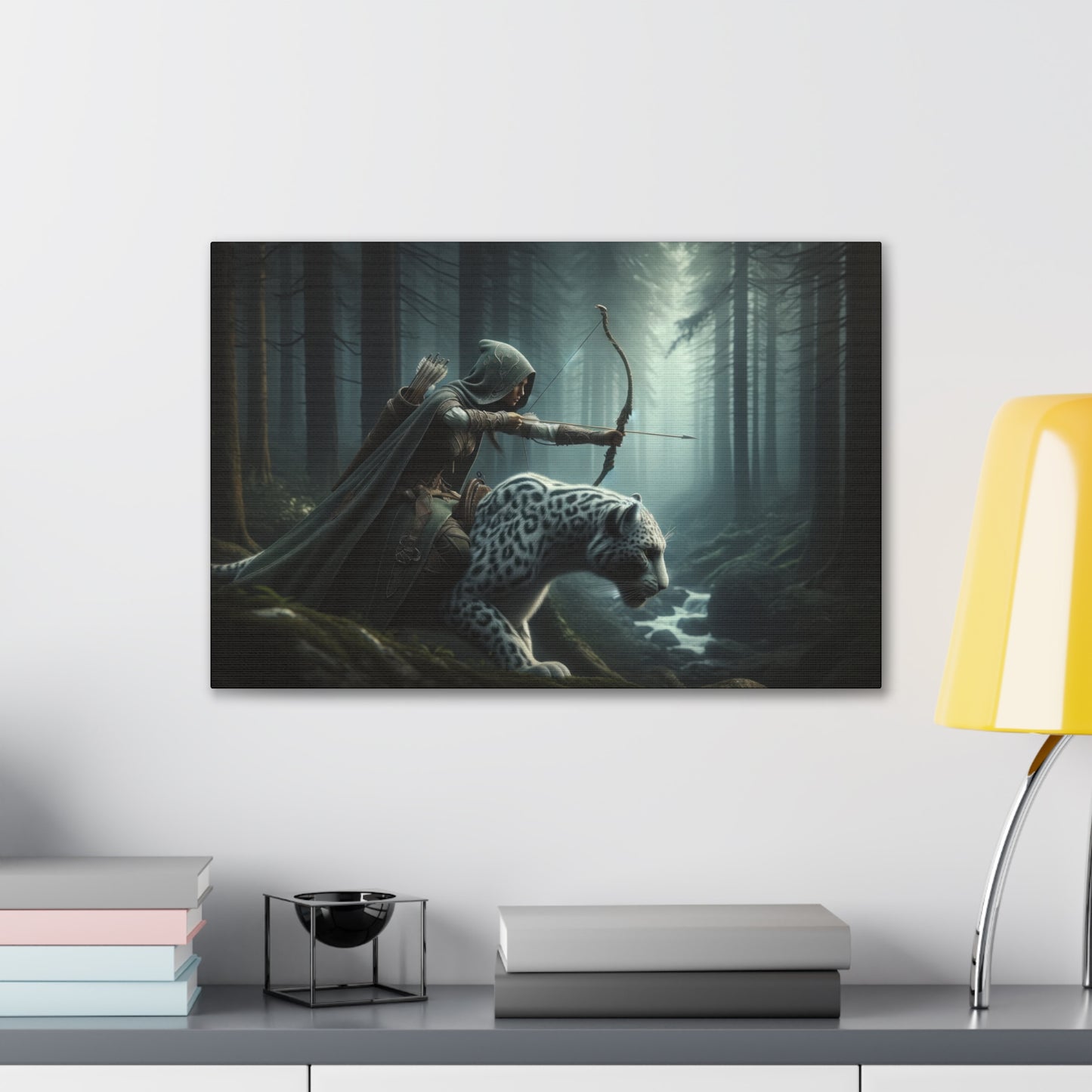 "Sleek Hunters"  Canvas Stretched, 0.75" - Print