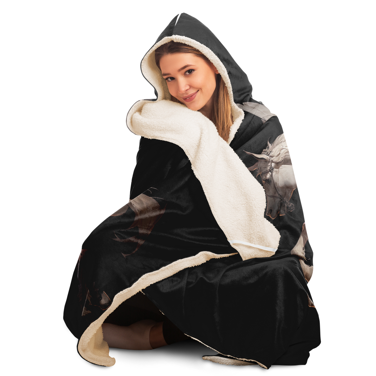 Cloud Jumper Pegasus Hooded Blanket