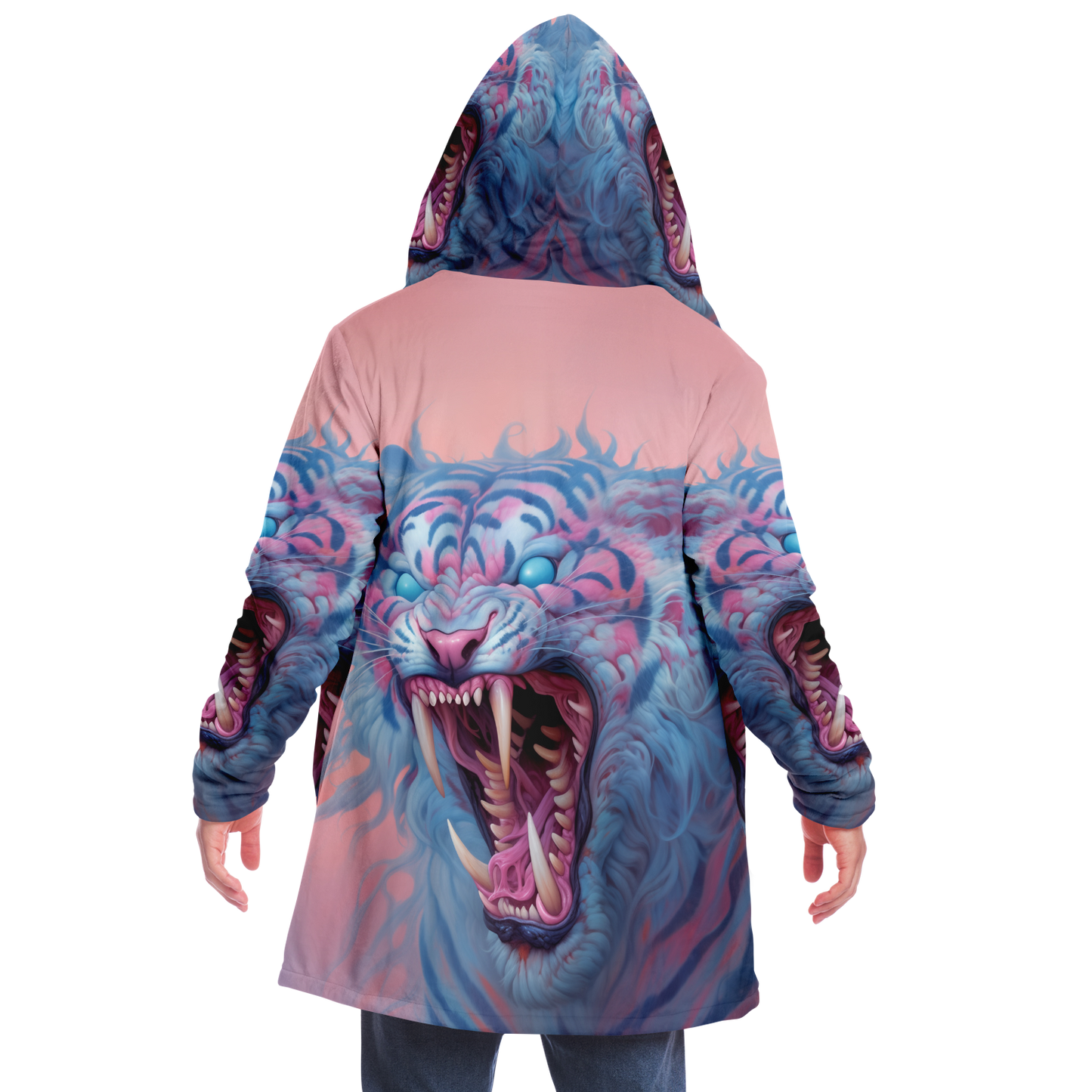 Demon Tiger Microfleece Cloak