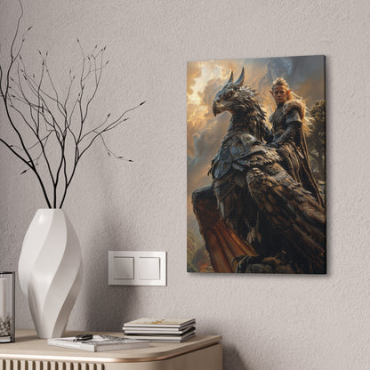 "Black Rider" Canvas Stretched, 0.75" - Print