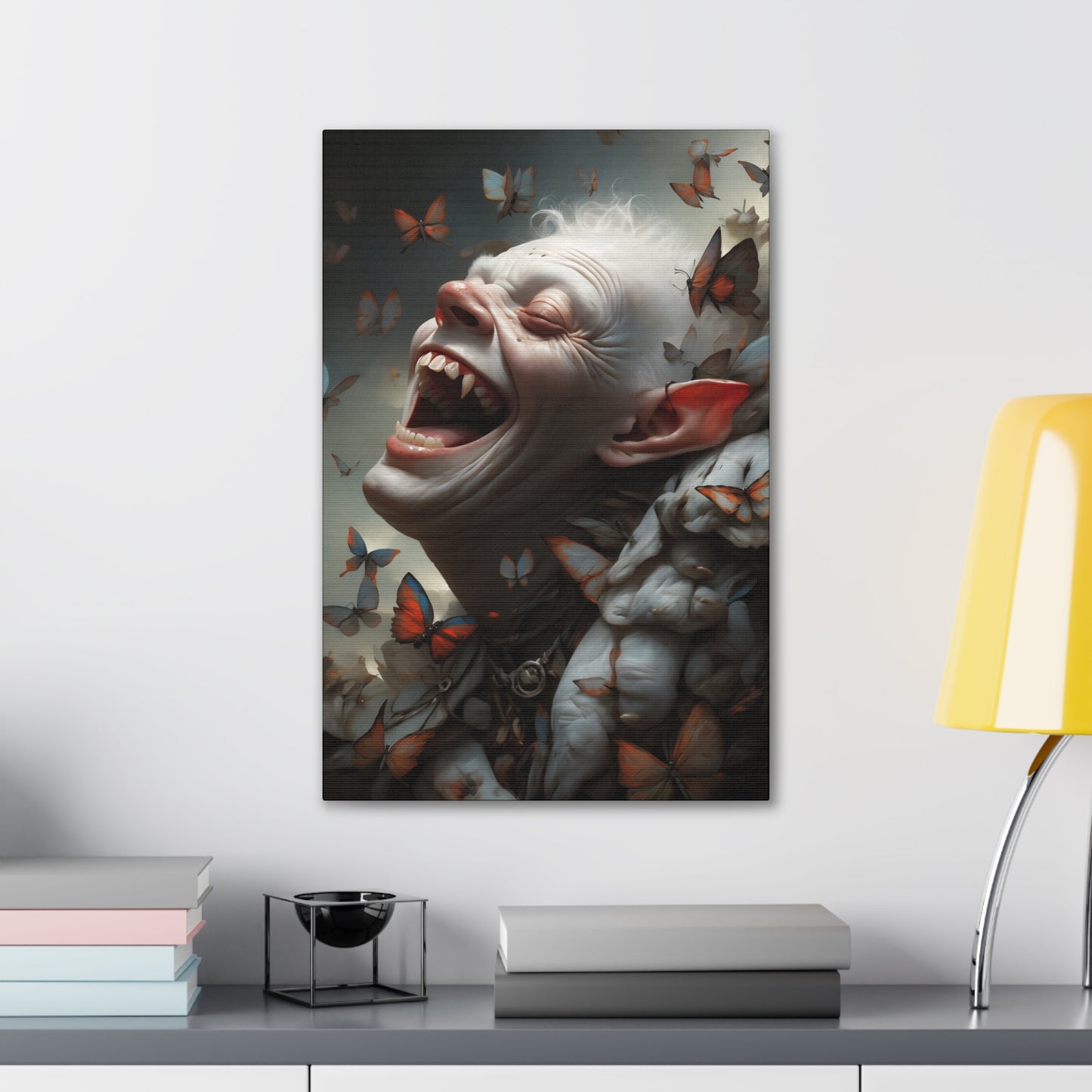 "Butterfly High" Canvas Stretched, 0.75" - Print