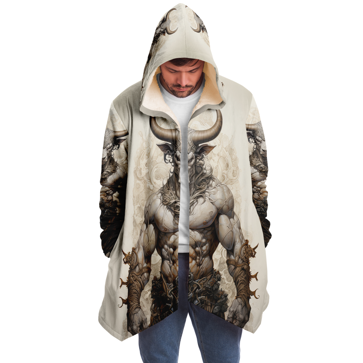 Minotaur Deity Microfleece Cloak