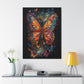 "Psychedelic Monarch" Canvas Stretched, 0.75" - Print