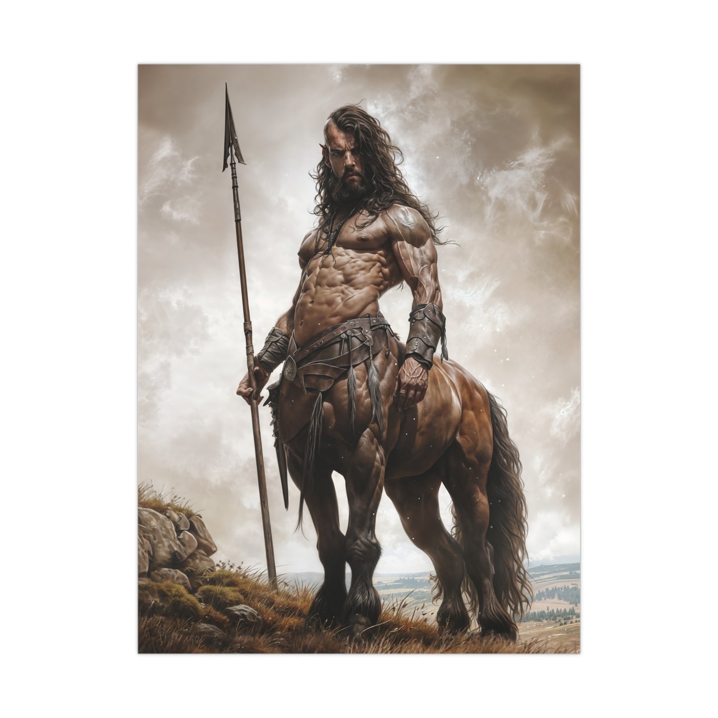 "Centaur Spearman" Poster - Print