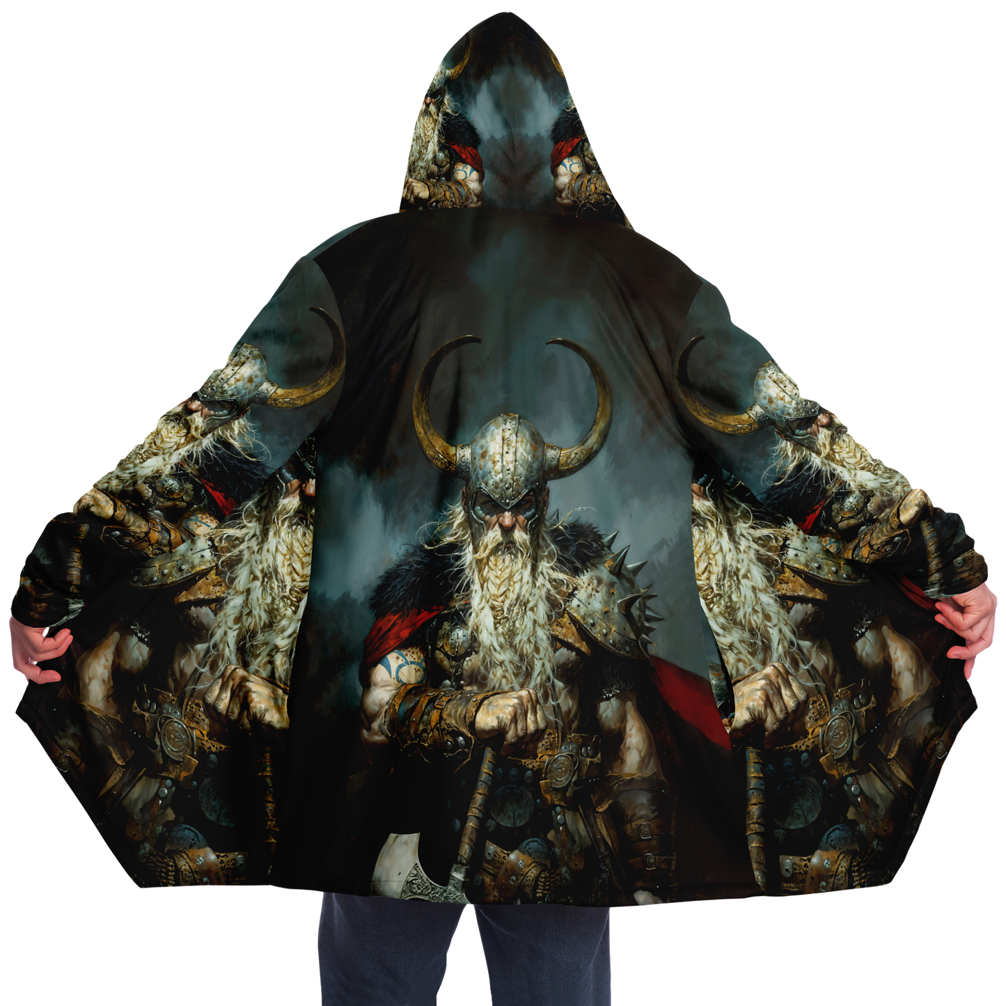 Battleworn Berserker  Microfleece Cloak