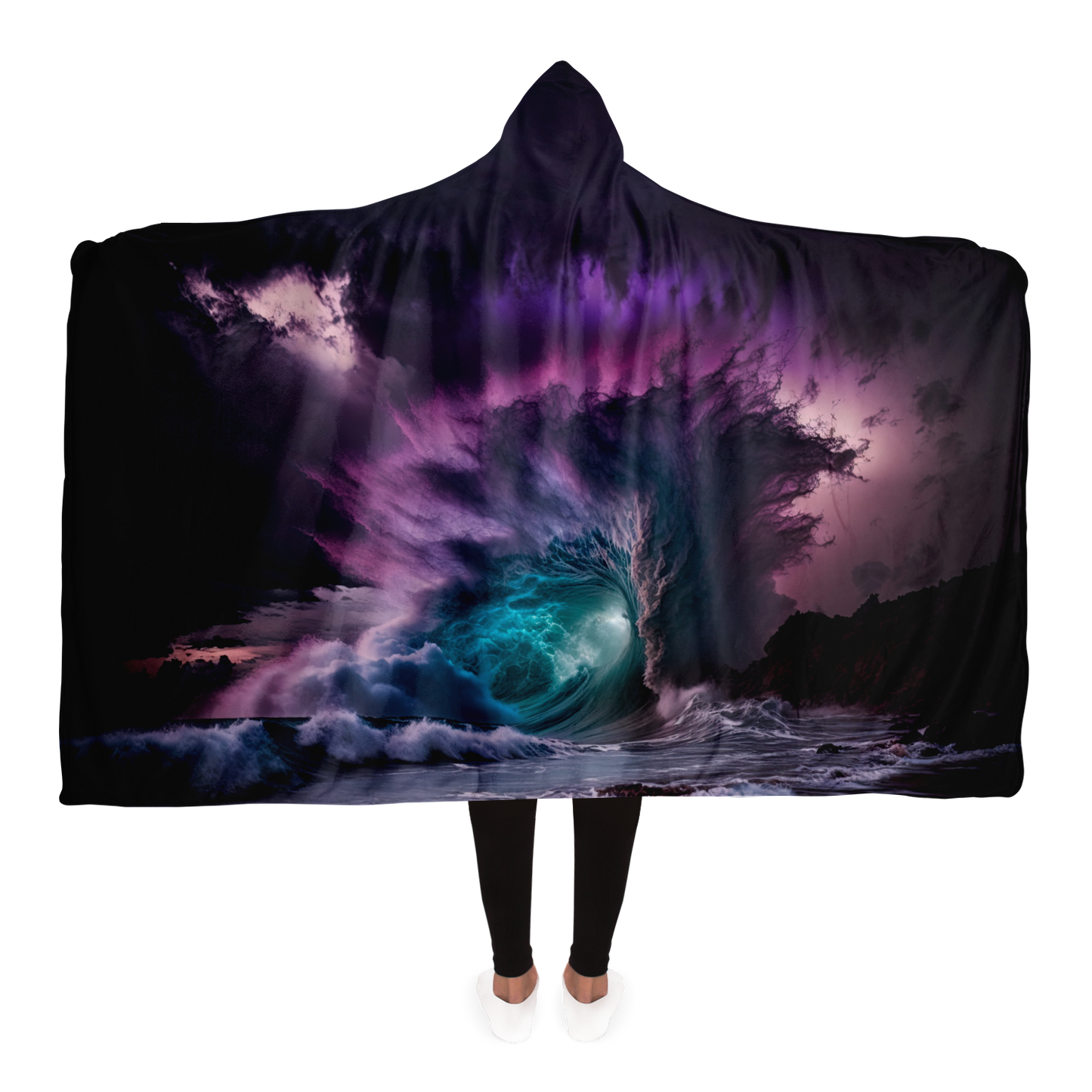 Tidal Dreams Hooded Blanket