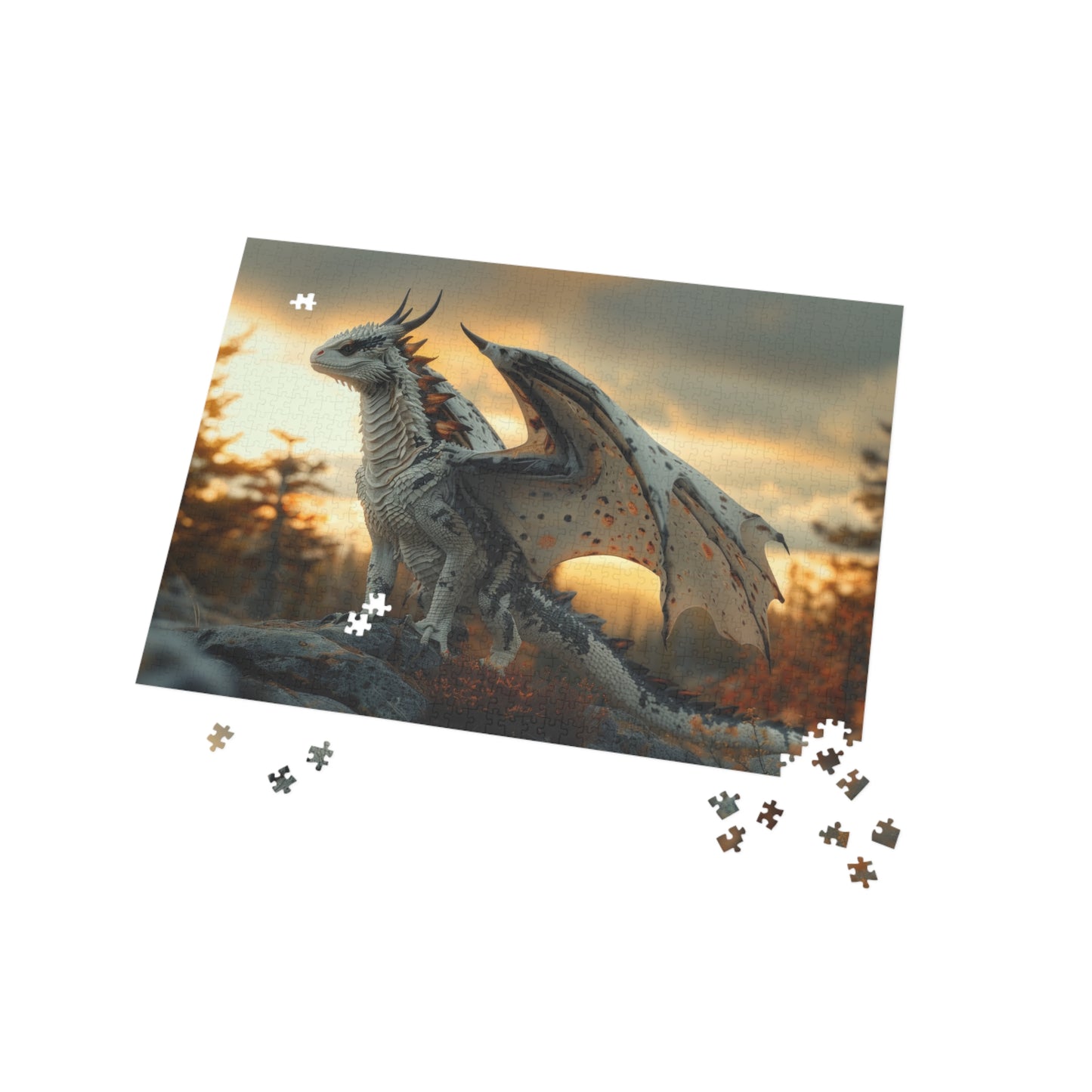 "Dawnbringer Drake" Puzzle (500, 1000-Piece)