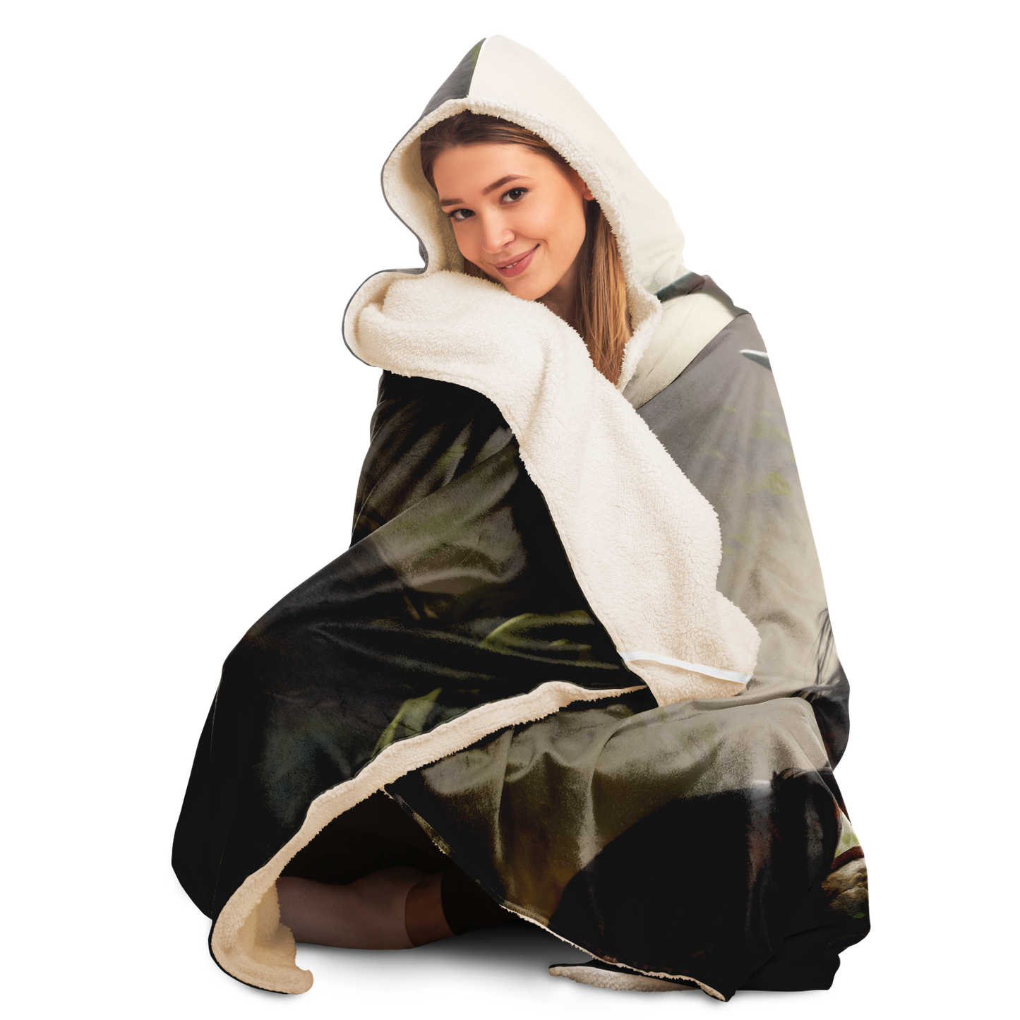 Forest Elders And Fairytales Hooded Blanket