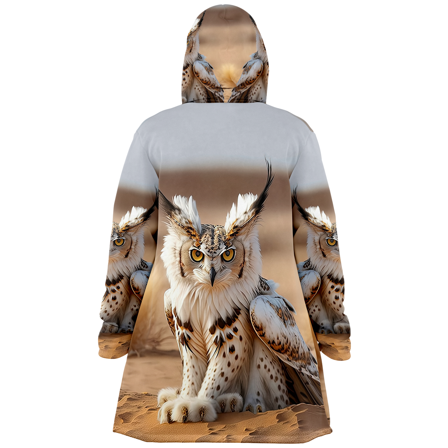 Lynx Owl Microfleece Cloak