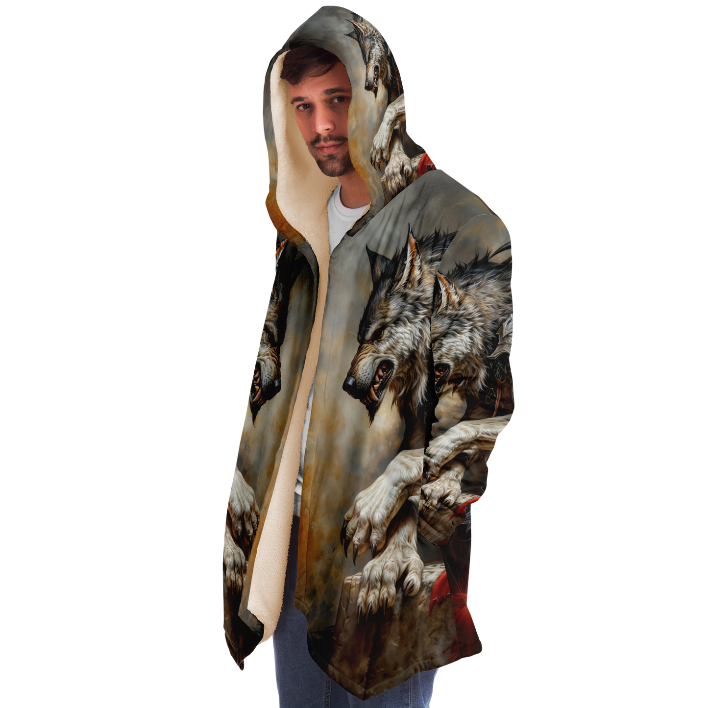 Dracowolf Microfleece Cloak