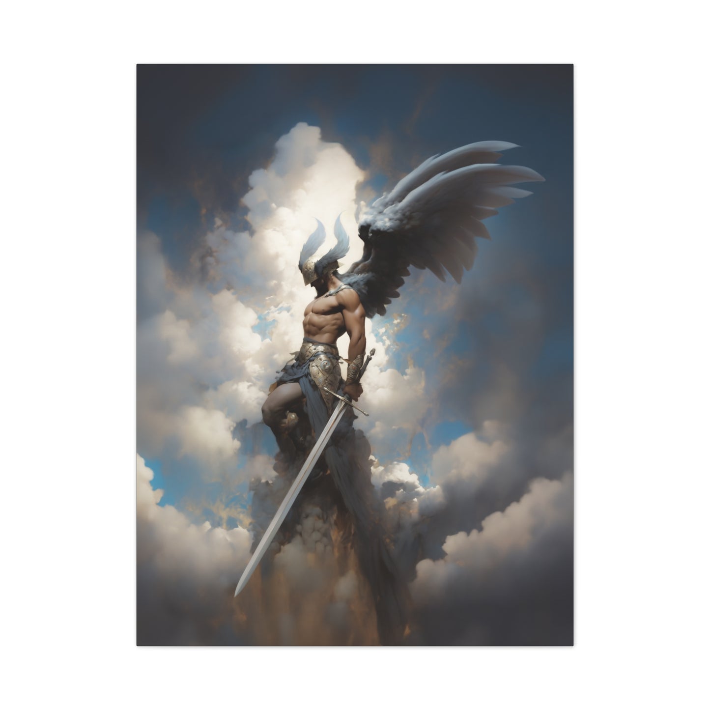 "Celestial Judge" Canvas Stretched, 0.75" - Print