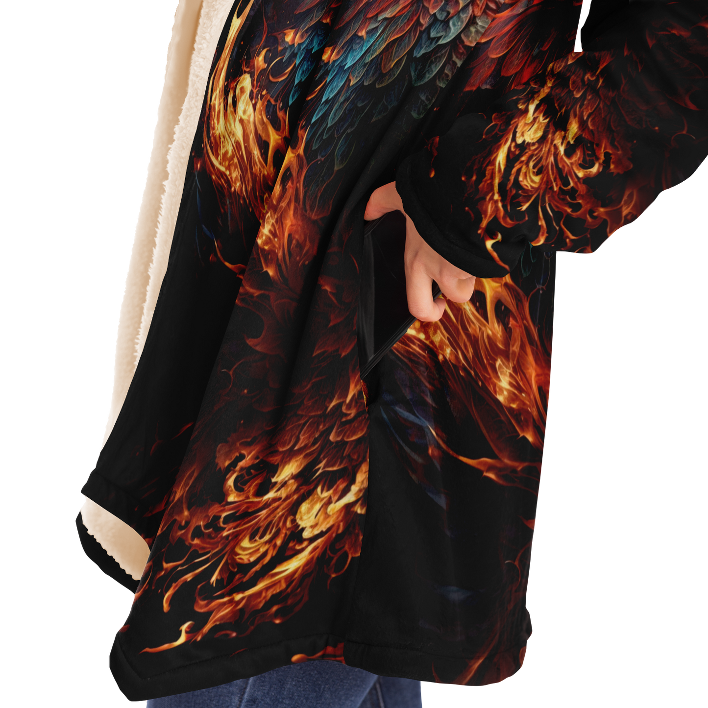 Phoenix Flare Microfleece Cloak