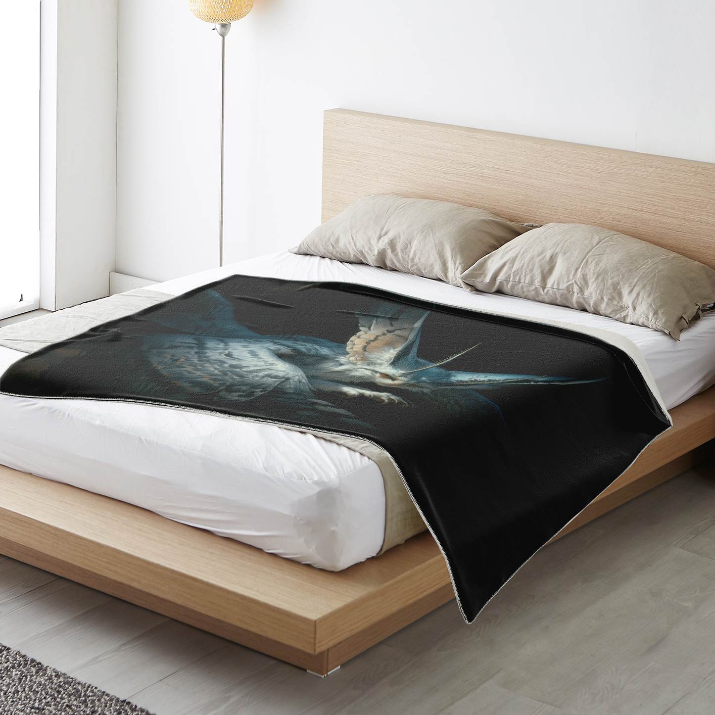 Shadowwing Prowler Premium Microfleece Blanket