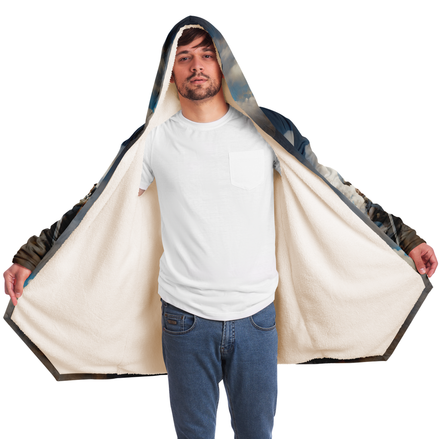 Celestial Judge Microfleece Cloak