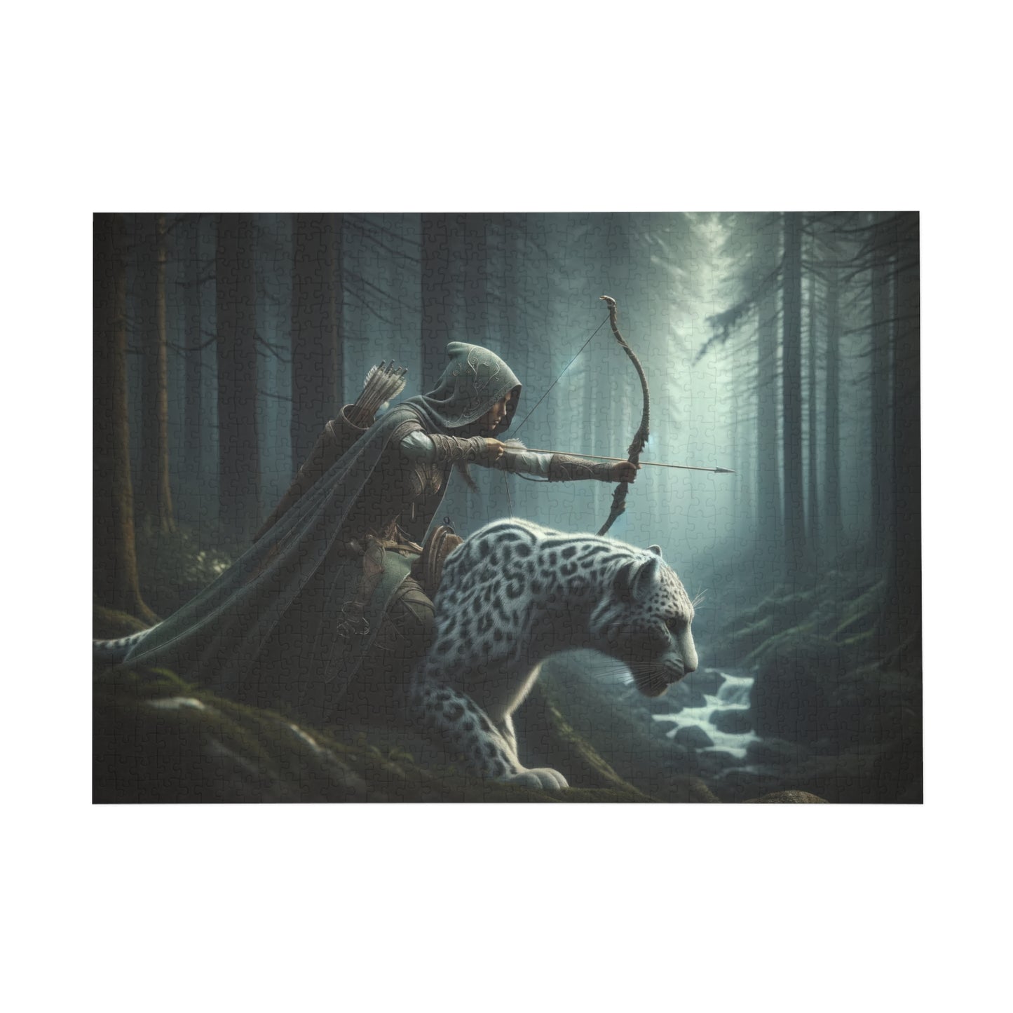 "Sleek Hunters" Puzzle (500, 1000-Piece)