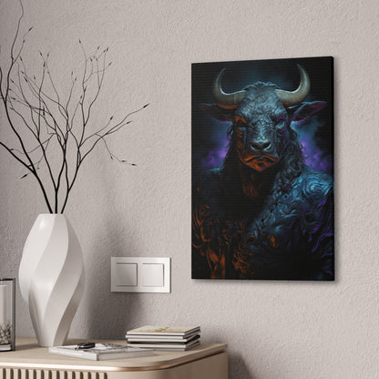 "Shadows Defender Minotaur" Canvas Stretched, 0.75" - Print