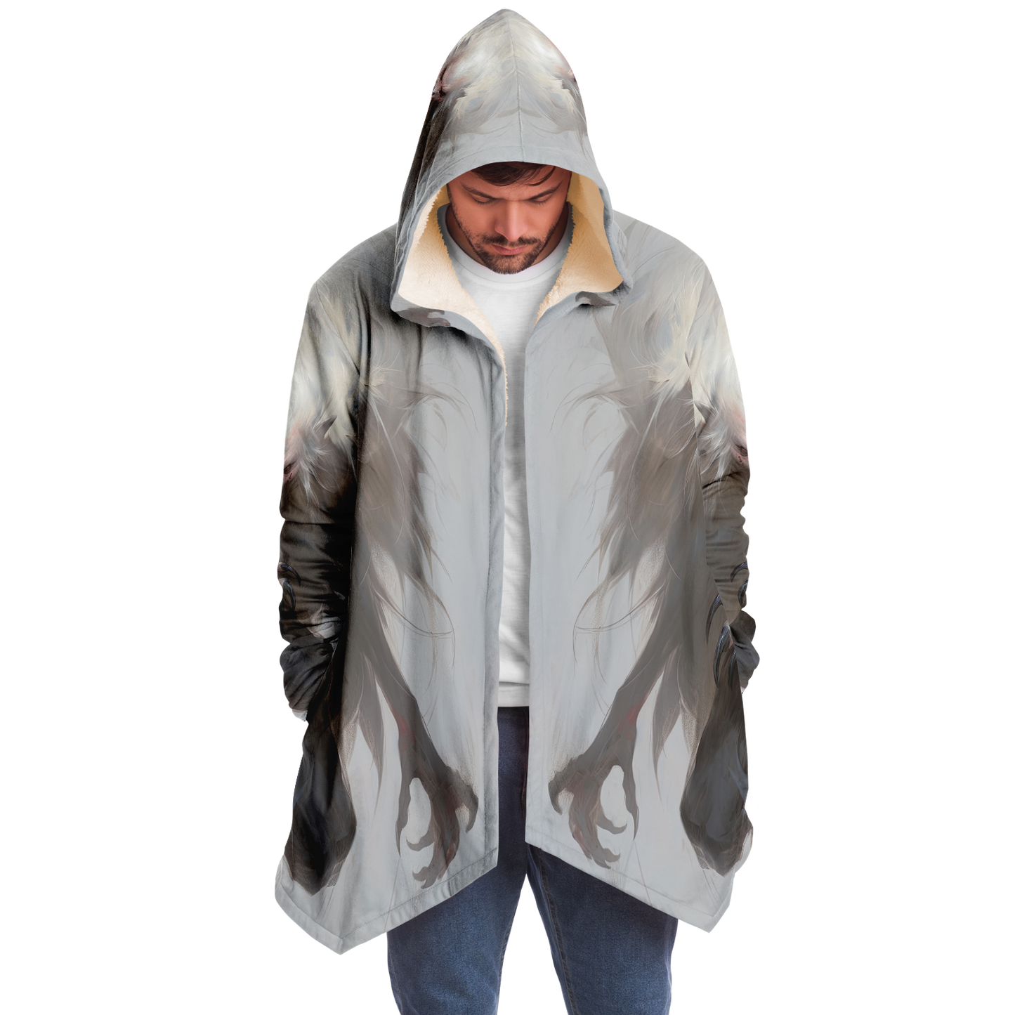 Frostbite Werewolf Microfleece Cloak