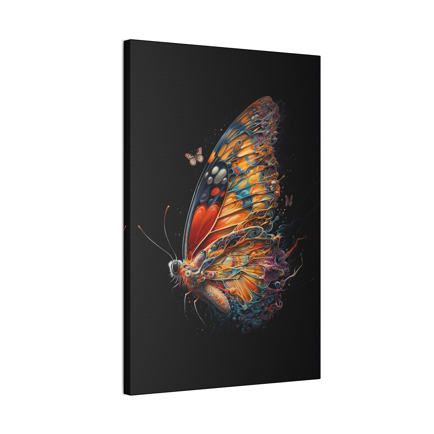 "Liquid Mirage Butterfly" Canvas Stretched, 0.75" - Print