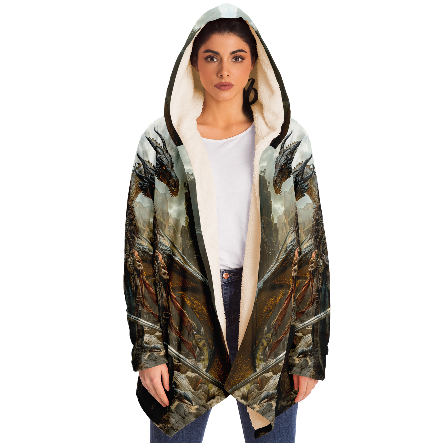 Oathbound by Fire and Steel Microfleece Cloak