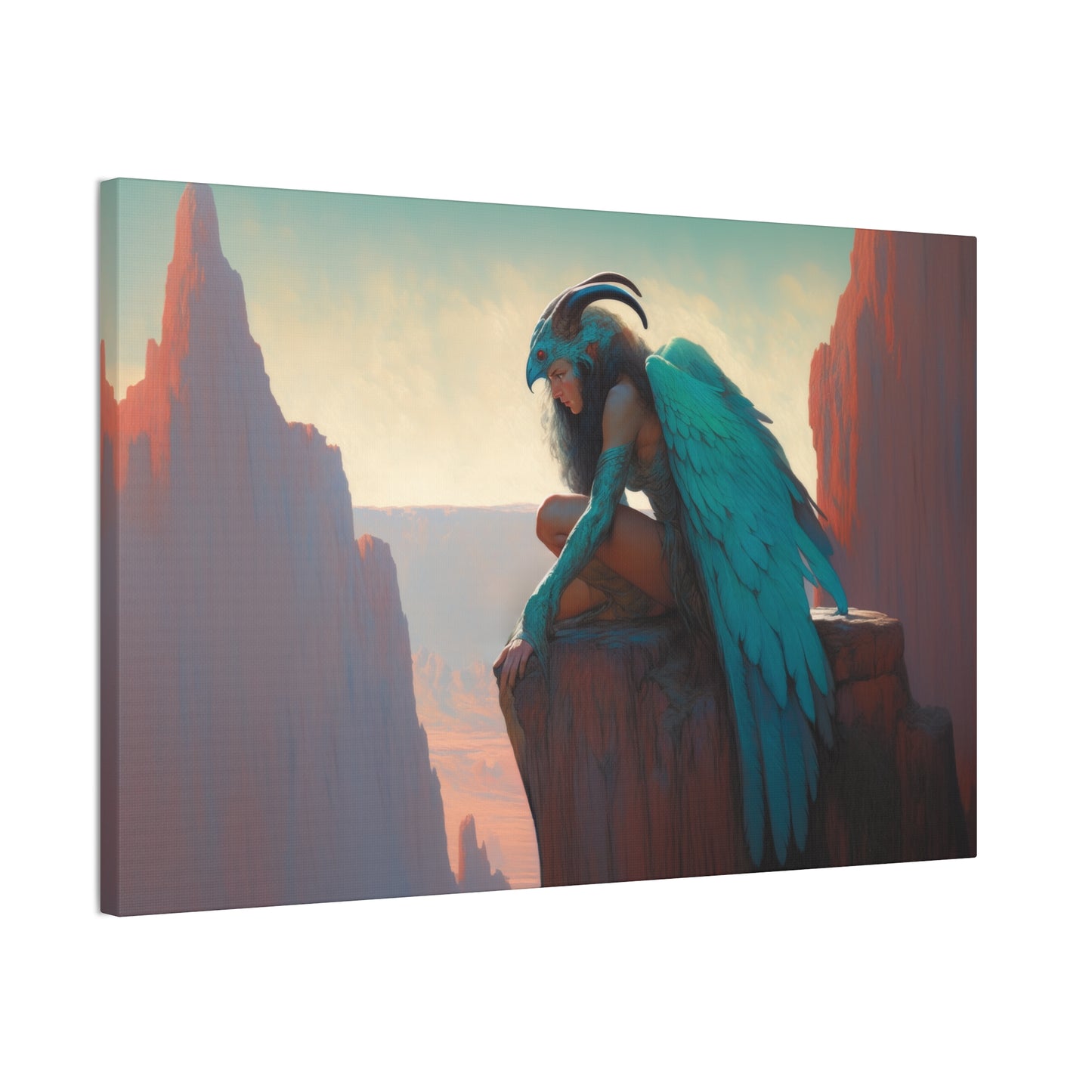 "Harpy Skystalker"  Canvas Stretched, 0.75" - Print