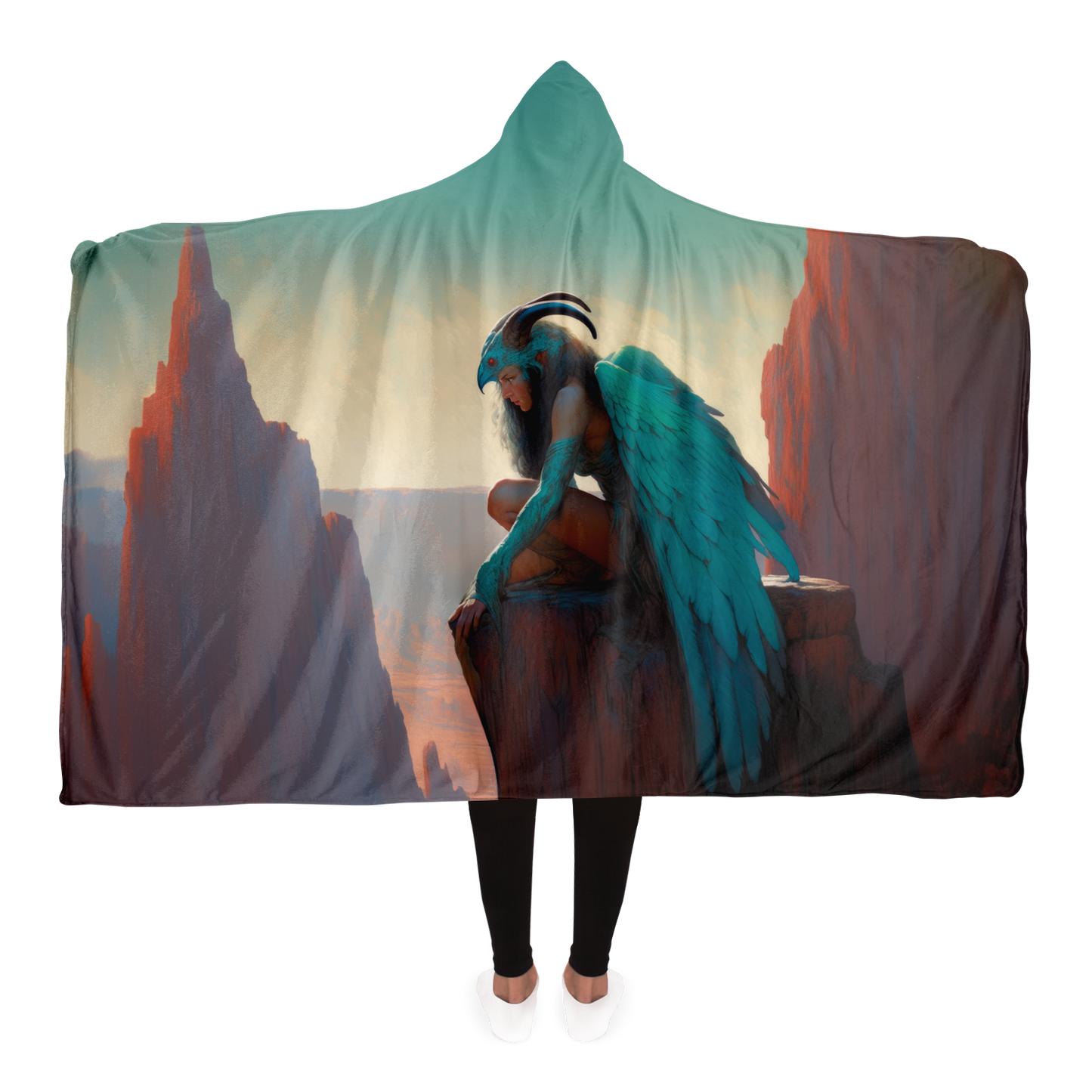 Harpy Skystalker Hooded Blanket