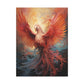 "Fluid Phoenix Dreaming" Canvas Stretched, 0.75" - Print