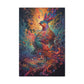 "Liquid Light Phoenix" Canvas Stretched, 0.75" - Print