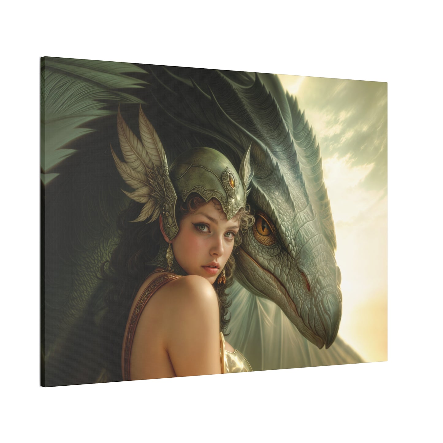 "Dragonseer"  Canvas Stretched, 0.75" - Print